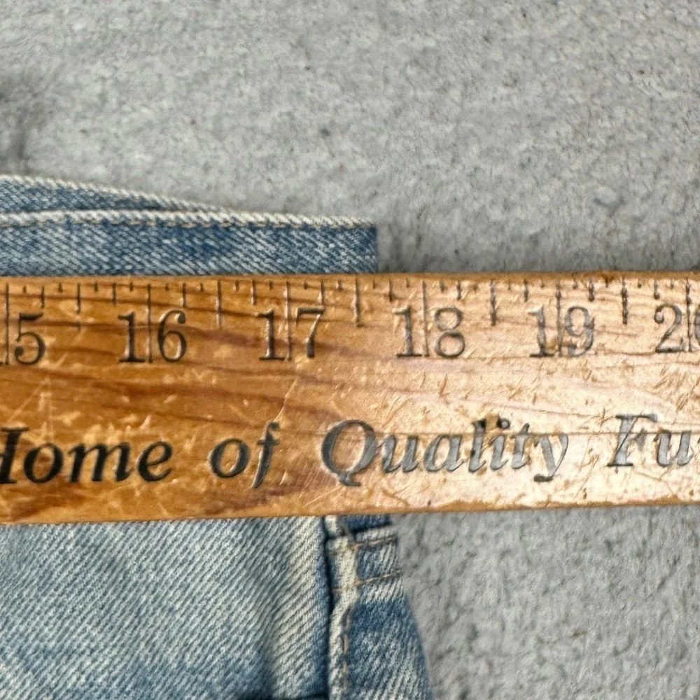 John Elliott Jeans Mens 32 Blue Japanese Denim Slim Straight Button Fly 5-Pocket